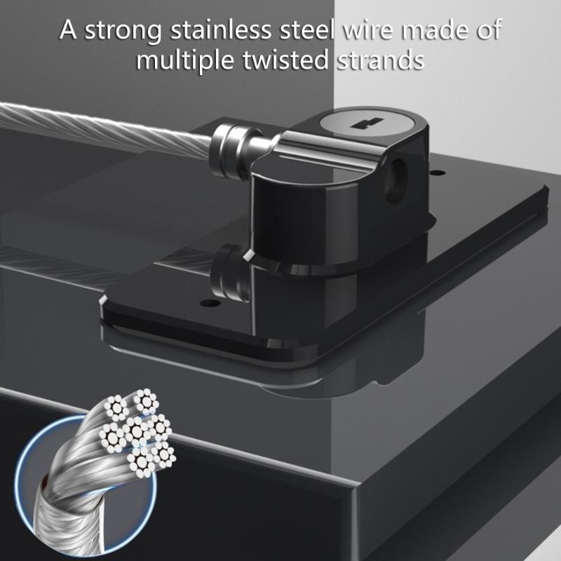 360 Degree Fridge Lock Refrigerator Locks No Drilling with Buttons Safety Lock Child Lock for Windows Fridge & Cabinets