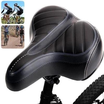 Bike Saddle Extra Wide Big Bum PU Waterproof Soft Cushion Ergonomic Design Comfortable Bike Seat Bicycle Tool Accessories