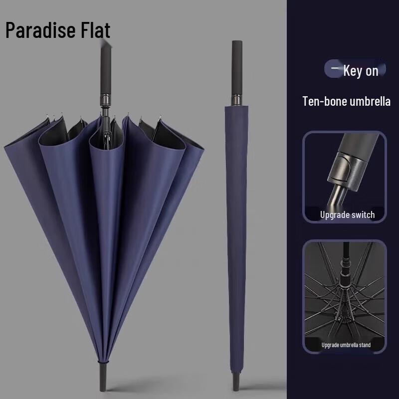 Heaven Umbrella 10049E Semi-Automatic Straight Sun/Rain Umbrella