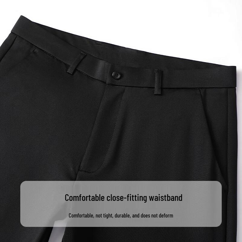 TUCANO Men's Wrinkle-Free Straight-Leg Dress Pants