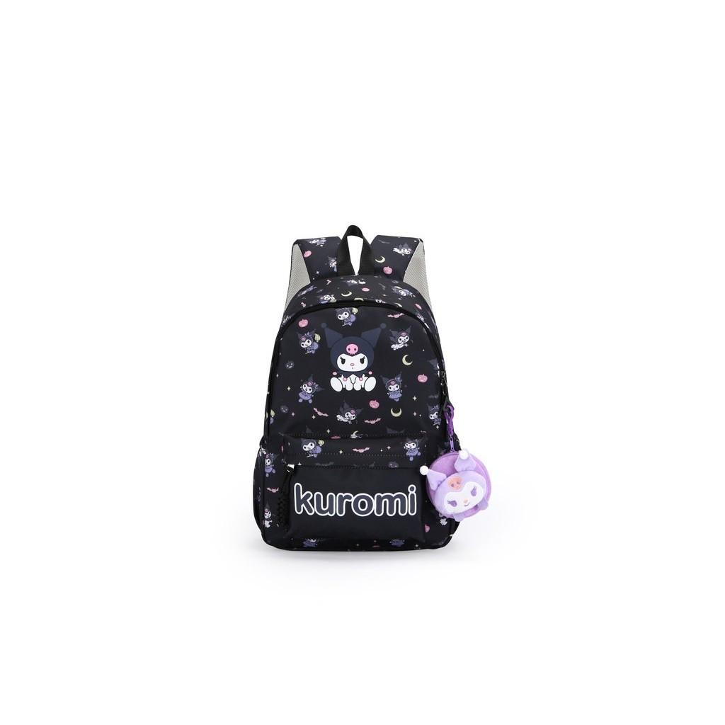 Cartoon Backpack With Nylon Material For School Students And Commuters