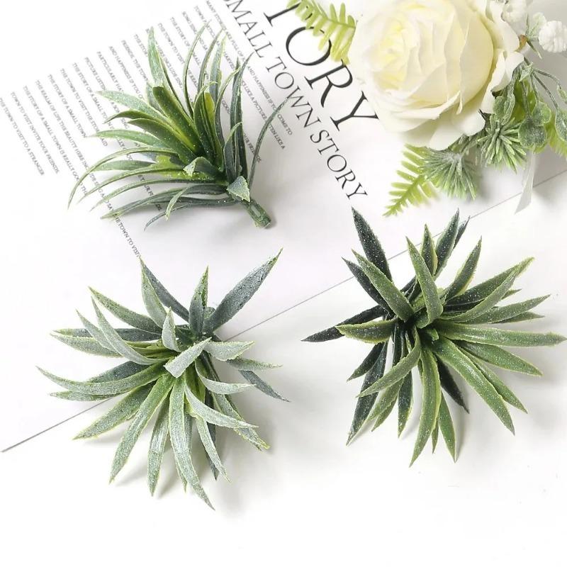 Green Artificial Plants Leaf Party Home Wedding Decor Accessories DIY Cake Candy Box Garland Christmas Decoration Flowers Wreath