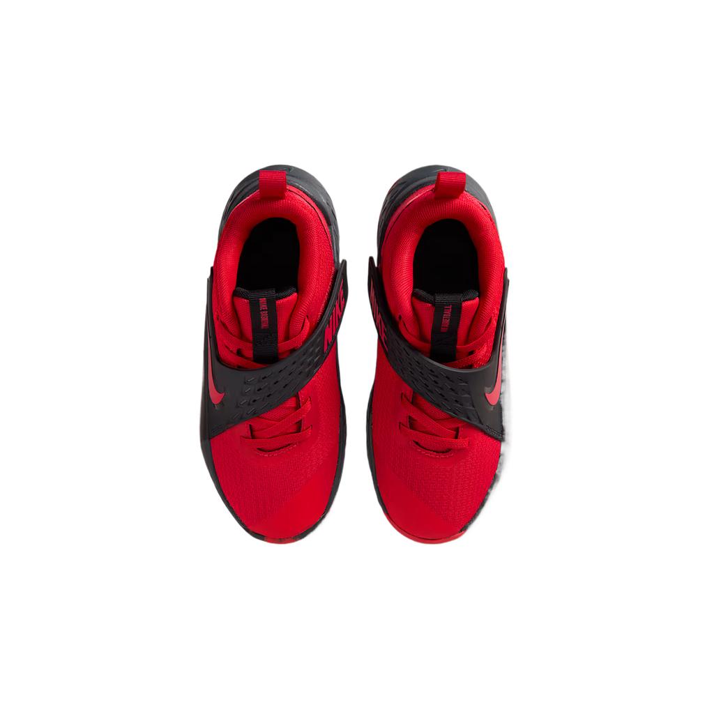 Nike Team Hustle D 12 Mesh Children's Basketball Shoes University Red HF6280-602
