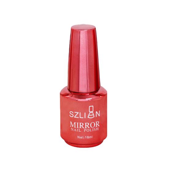 18ml Lasting Solid Color Metallic Mirror Effect Nail Art Polish Varnish Decor