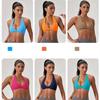 Sports Yoga Bra For Women Underwear Sportswear Halter Neck With Stylish Back Sexy Gym Bra With Cups Running Fitness Backless Tops