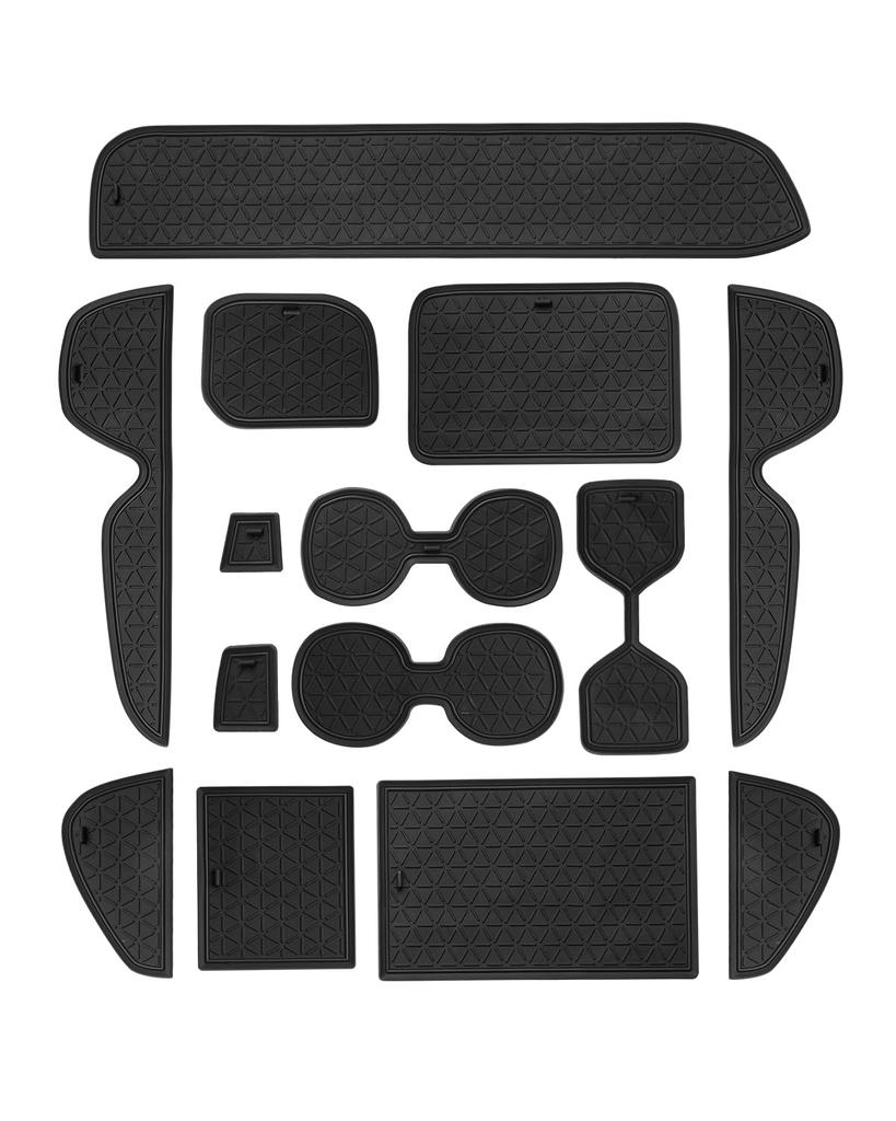 LANGBEAN Toyota RAV4 50er Serie Exklusive Innenraum Gummi-Fußmatte Matte Matte Türfach-Matte Kratzschutz Geräuschdämpfung Innenraumteile RAV4