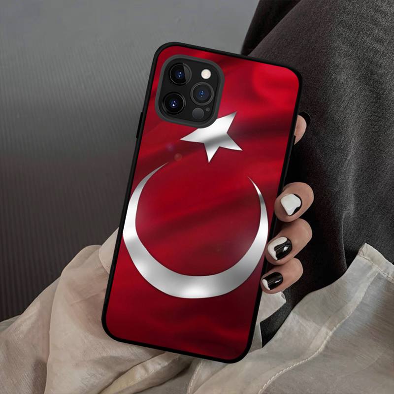 Flag Turkey Istanbul Antalya Mustafa Wolf Phone Case Silicone Soft for Iphone 14 13 12 11 Pro Mini XS MAX 8 7 6 Plus X XS XR