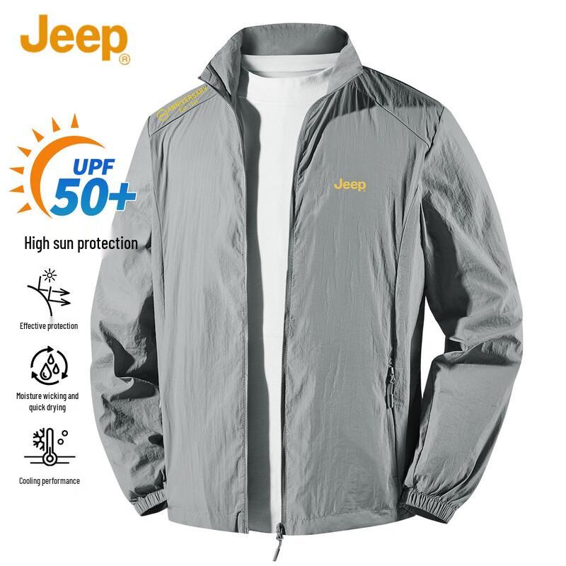 JEEP Men s Summer Outdoor Sun Protection Jacket 2XL