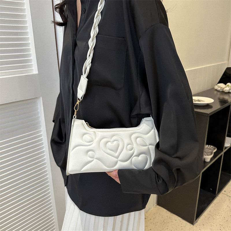 Französisches Design Achseltasche Damen High-End Auto Gefühl Steppung Französische Stick Bag Schultertasche Damentasche