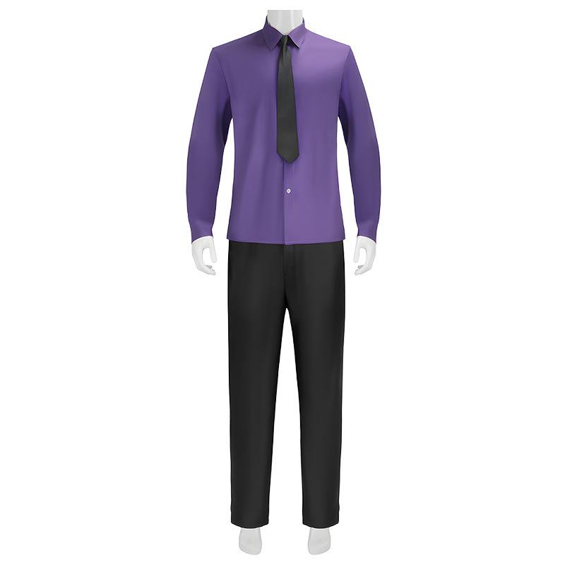 Disfraz Cosplay de William Afton FNaF Disfraz del Chico Morado Five Nights /at Freddy's Atuendo Doujin Disfraces de Halloween