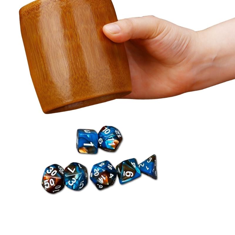 70Pcs Polyhedral Dices MultiSided Acrylic Dices Role Playing Table Game Dices 10 Color Game Dices Easy To Use