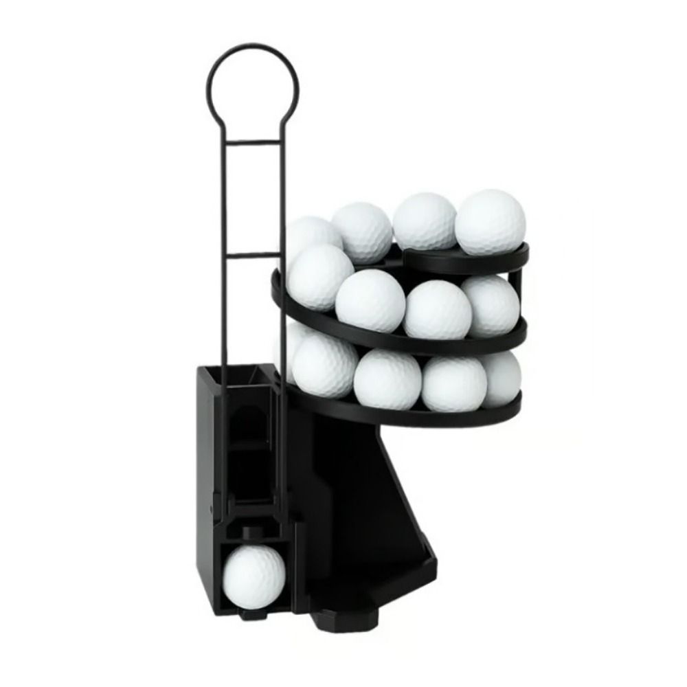 Foot Pedal Control Golf Ball Launcher 25-Ball Capacity Golf Range Reloader Golf Course