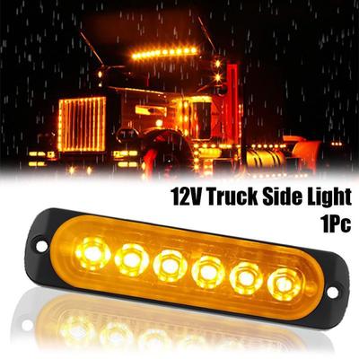 6 נוריות צד לרכב 12V צד משאית אורות איתות מנורות LED סמן אור פינוי סמן