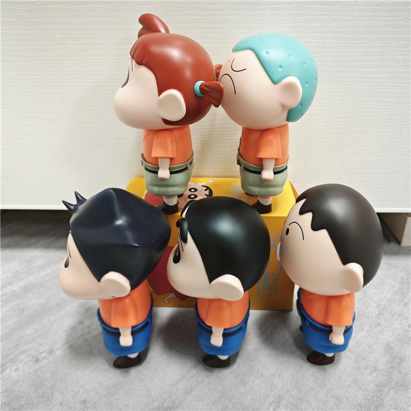 Shinchan Whimsical Crayon Explorer Figurines Colorful Pvc Model Set For Enthusiasts