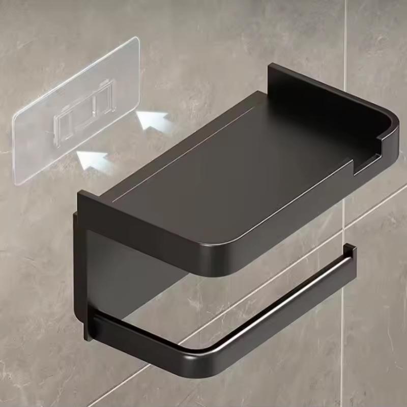 Toilet Paper Holder Plastic Storage Rack Kitchen Towel Placement Of Seasoning Bottles Bathroom Wall Roll Of Paper Phone Storage