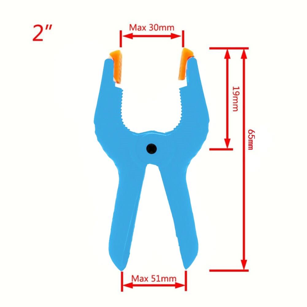 Kit Federklemmen Schwerlast 10 Stück 2 Zoll Holzbearbeitungswerkzeuge Kunststoff Neu