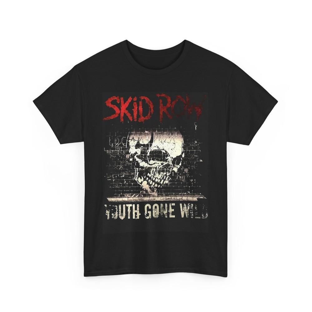 Skid Row TShirt Youth Gone Wild Shirt 80#039;s Rock Tee Album Tour Concert Shirt Unisex T-Shirt XXXXL