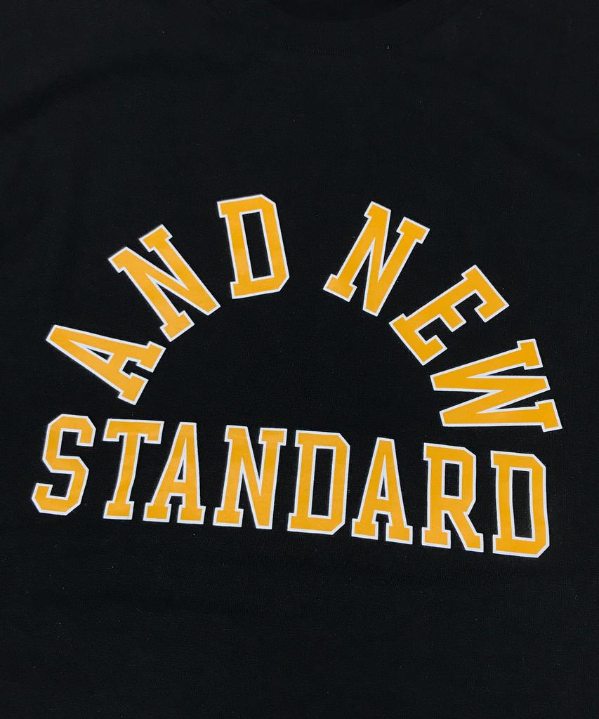 AND NEWSTANDARD College Logo T-Shirt (Black)
