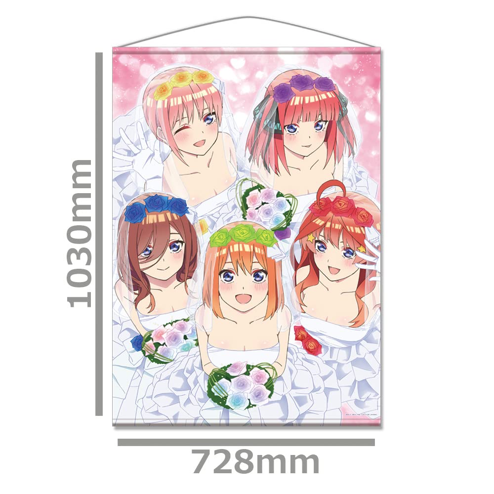 The Quintessential Quintuplets" B1 Tapestry C [Ichika & Nino & Miku & Yotsuba & Itsuki Wedding Ver.]