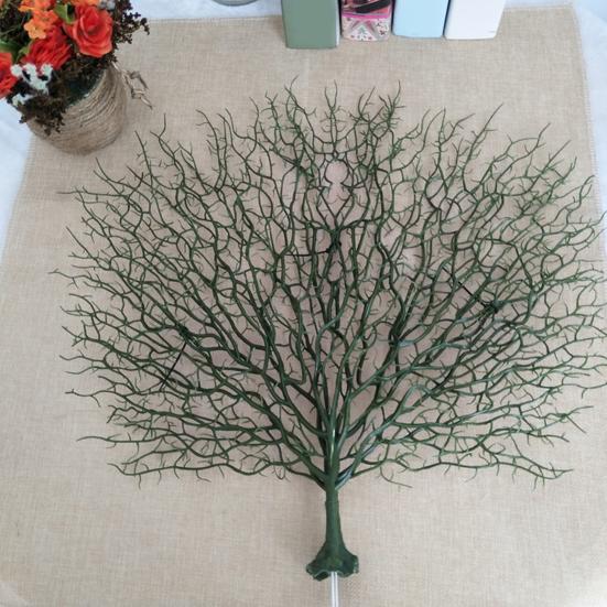 Künstlicher Korallenast 16,5" Simulation Meereskorallenast Falsche Aquarienverzierung für Fischtank Landschaft Hochzeit Heimdekoration