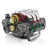 opposed-cylinder engine - 2375 pieces