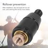8mm Fishing Net Rod Pod Connector Anti Rotation Screw Net Head Adapter Universal Connector Fishing Accessories Black