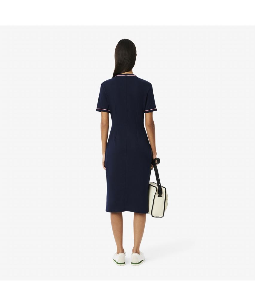 LACOSTE Women'S Essentials Fit 'N Flare T-Shirt Dress Ef9988-55G Gwi