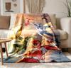 Power Rangers  Soft and Comfortable Flannel Suitable for Sofas Living Rooms Outdoor Camping Travel and Also Makes a Great Anniversary Gif
