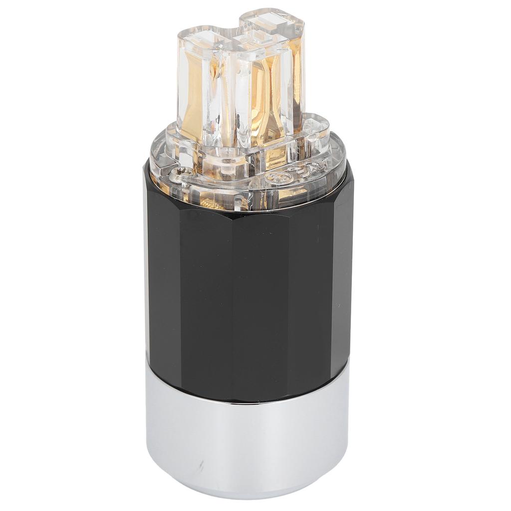 Monosaudio Pure Copper 24K Gold Plated Power Plug HIFI Audio Power Connector Plug 100‑250V