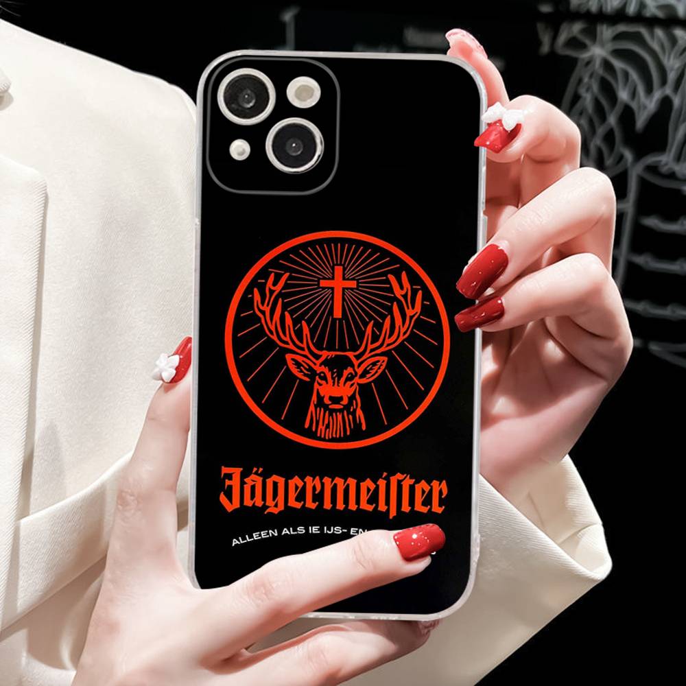 

Гарячі J-Jagermeisters Для IPhone 17 16 15 14 13 12 11 Pro Max Plus Прозорий М який ТПУ Чохол для Телефона iPhone 13