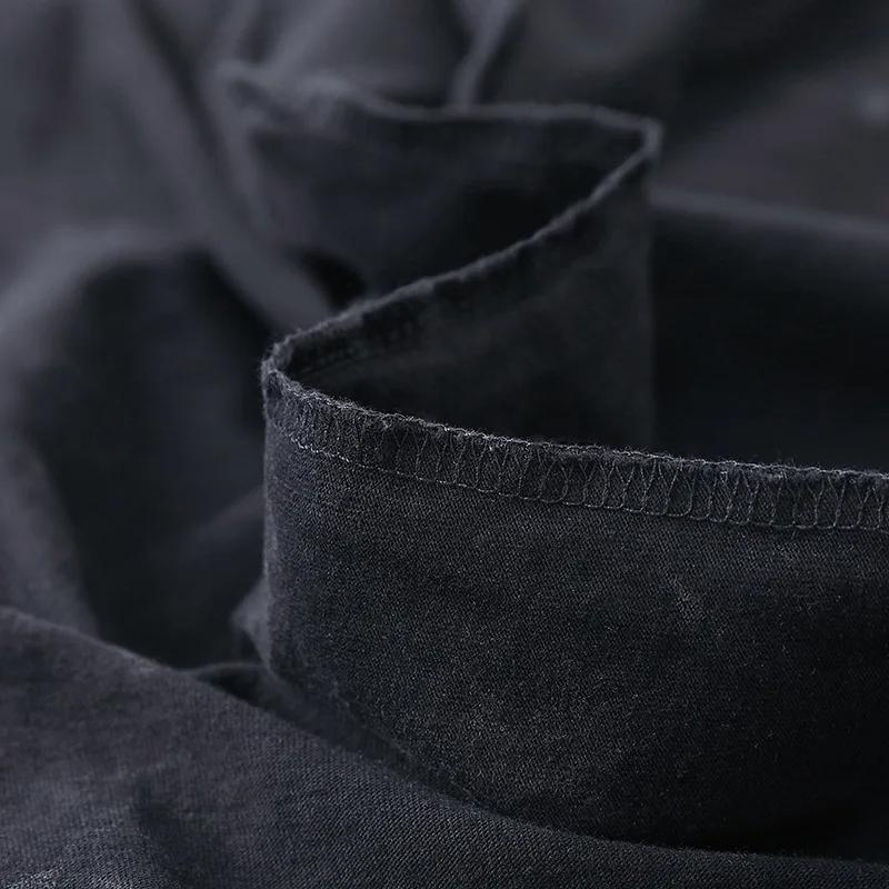 Anime Attack On Titan T-Shirt Hip Hop Oversized Streetwear Vintage Printed Washed Short Sleeve T Shirt Summer Cotton Tops