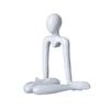 Thinker Statue Collectible Resin Abstract Art Sculpture Desktop Ornaments Christmas Gifts Home Decor For Office Study Shelf