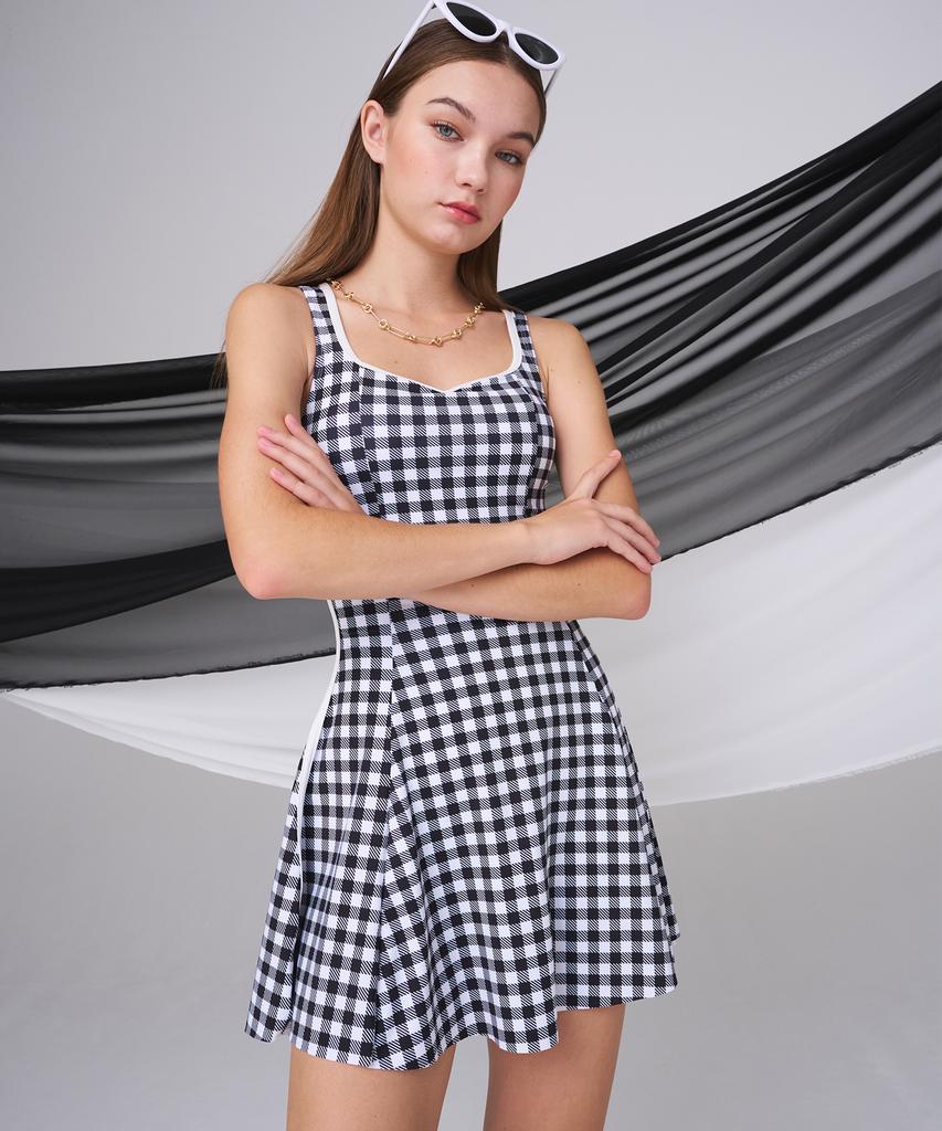 Sonyalebai New Shape One-Piece Check 2 Colors