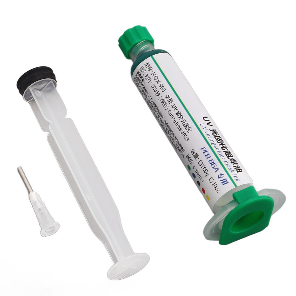 2 Pcs Solder Mask Ink PCB BGA Insulation Protection UV Curing Solder Resist Ink for Computer Mobile