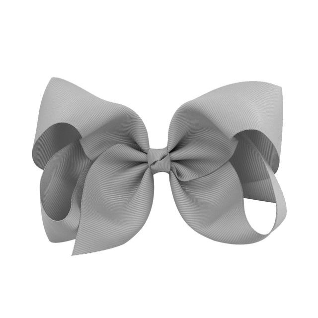 1Pc 40Colors 6'' Solid Colors Grosgrain Ribbon Hair Clips For Cute Girls Large Hairpins Boutique Barrettes Kids Hair Accessories