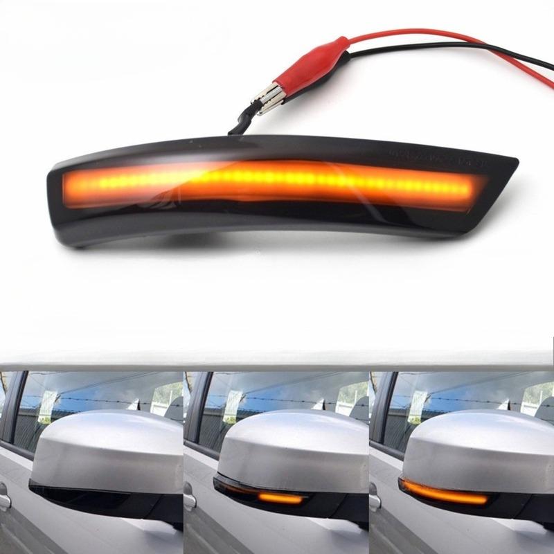 Dynamic Sequential Turn Signal Light Compatible with Ford Focus Mk3 Mondeo Mk4 Side Mirror Dynamic Blinker Car Accessories