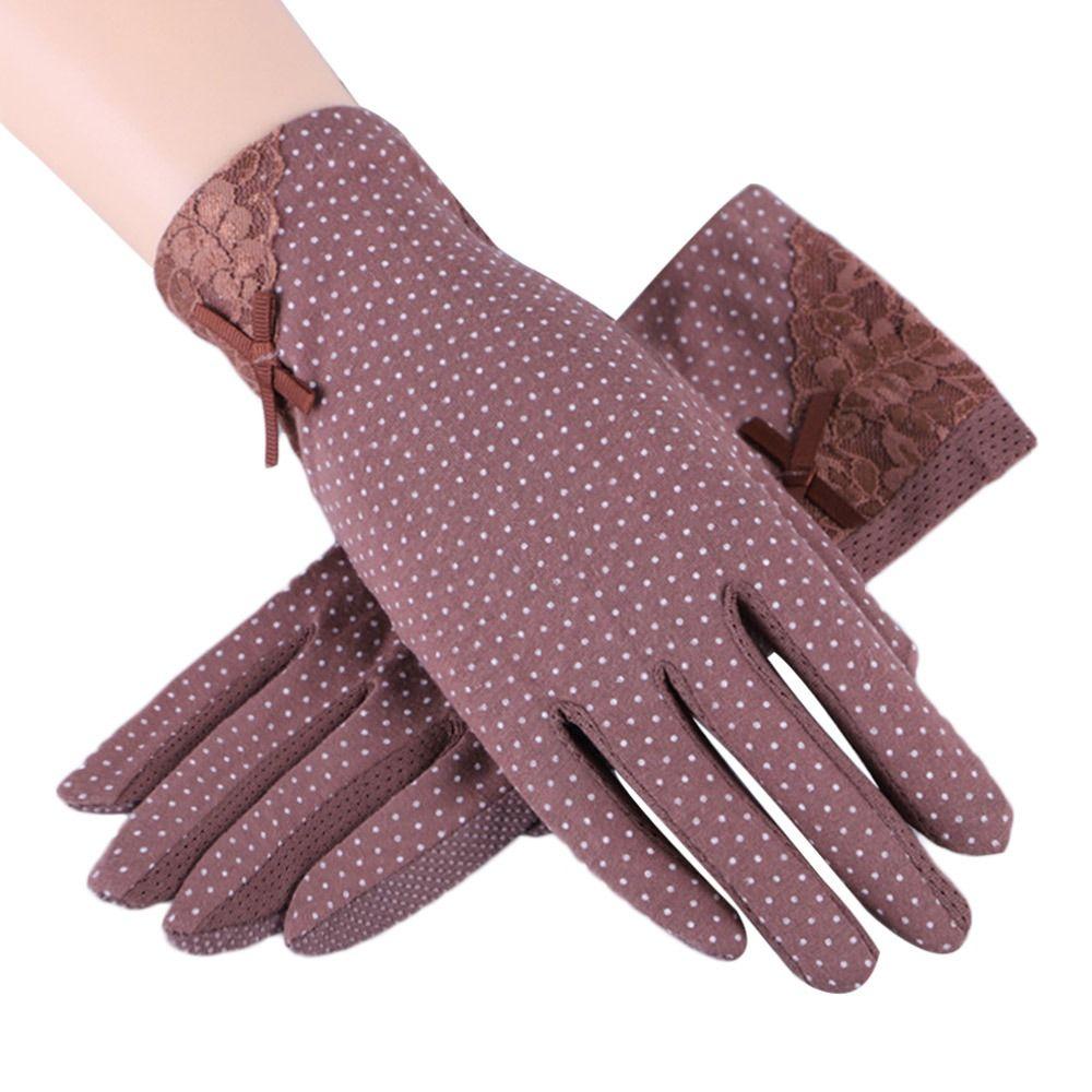 UV Protection Sun Protection Gloves Breathable Cycling Driving Gloves Anti-UV Mittens  Women Girls