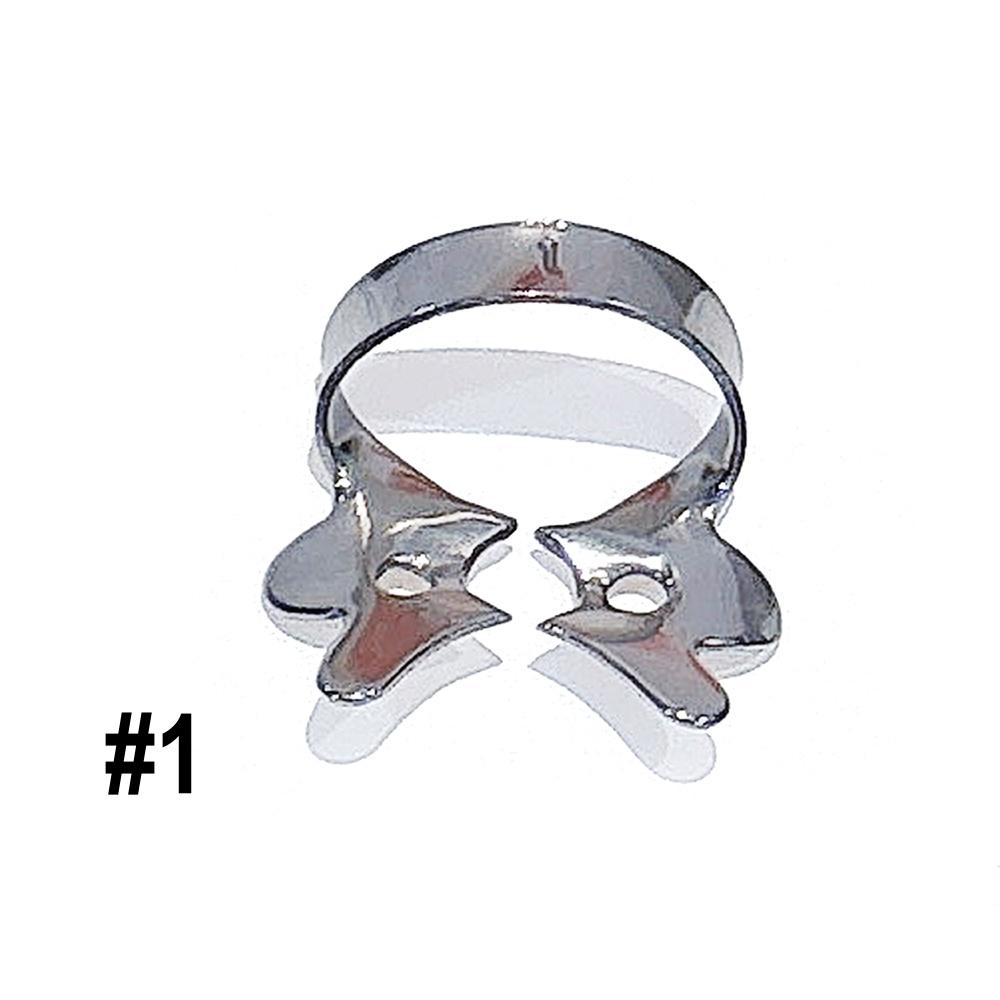 

1 шт., самые популярные зажимы для реставрации зубов, резиновые зажимы для плотины, резиновый барьерный зажим, материал из нержавеющей стали 1 piece Code 1