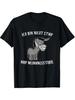 Funny Donkey German Quote T-Shirt for Men & Women - Ich Bin Nicht Stur & Nur Meinungsstur Saying with Cartoon Donkey Design, Casual Short Sleeve Rou