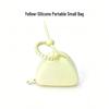 Silicone Macaron Zipper Coin and Cable Bag with Custom Logo In Various Styles