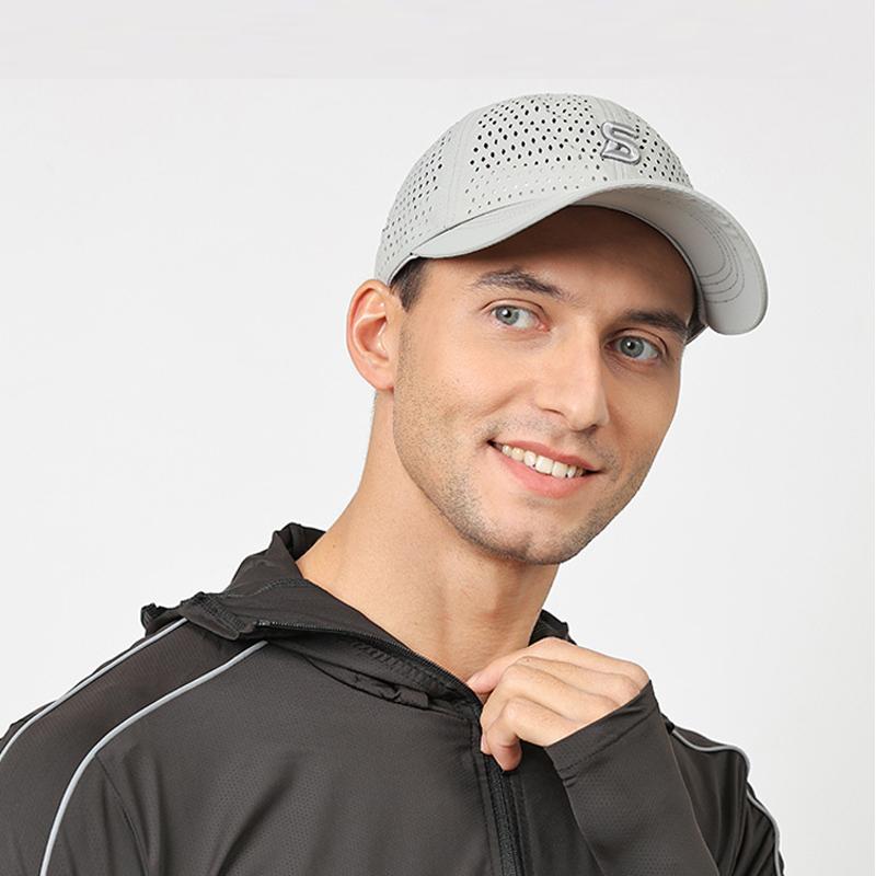 Male Baseball Cap Embroidery Irregular Quick-Drying Cap Breathable Sun Hat Outdoor Cap