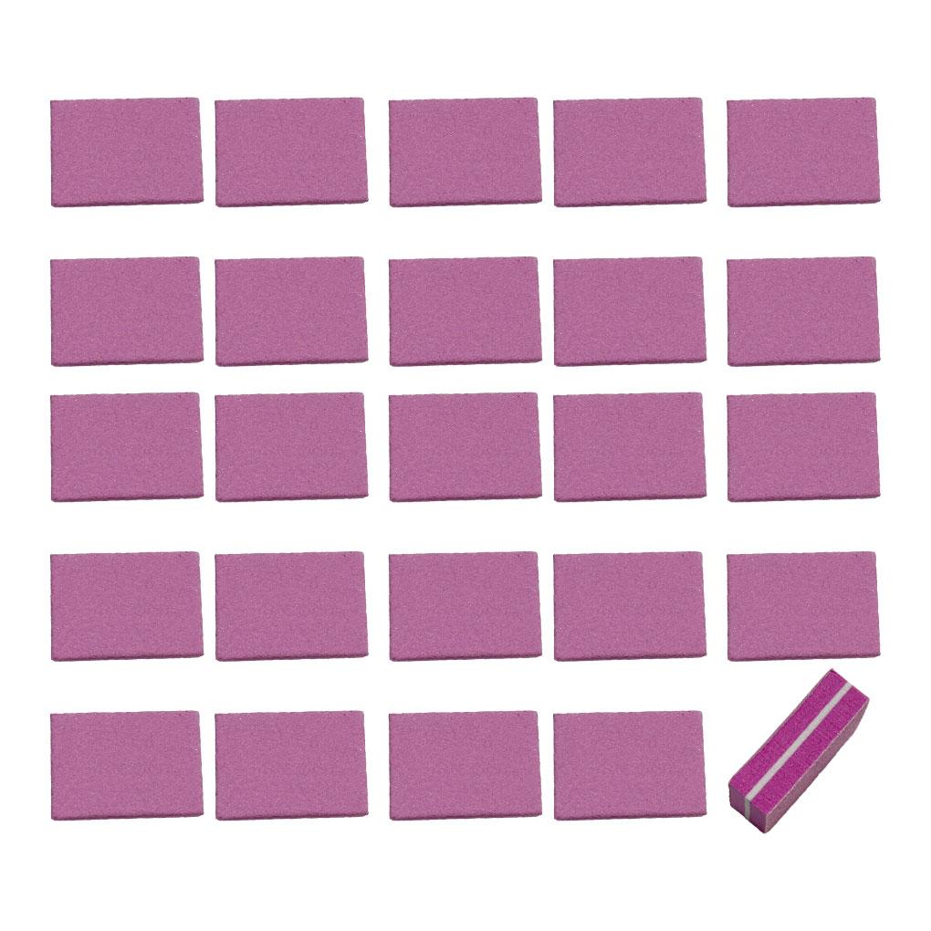 50 Stück Mini Polierfeilen Block Maniküre Bunt Schwamm Nagelkunst Polierpuffer Polierwerkzeuge Gesundheitspflege