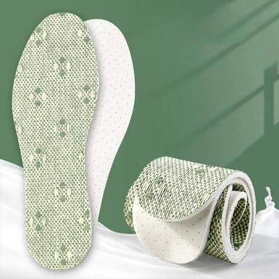 Moda 2 Pares de Plantillas para Zapatos Espuma de Memoria Deportivas y de Ocio Almohadillas para Suela Cómodas, Alta Elasticidad, Absorbentes de Sudor, Transpirables