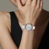 Casio Sheen Series Swarovski Crystal Accented Solar Powered Minimalist Quartz Watch Women watches White SHS-4525PGL-7APR
