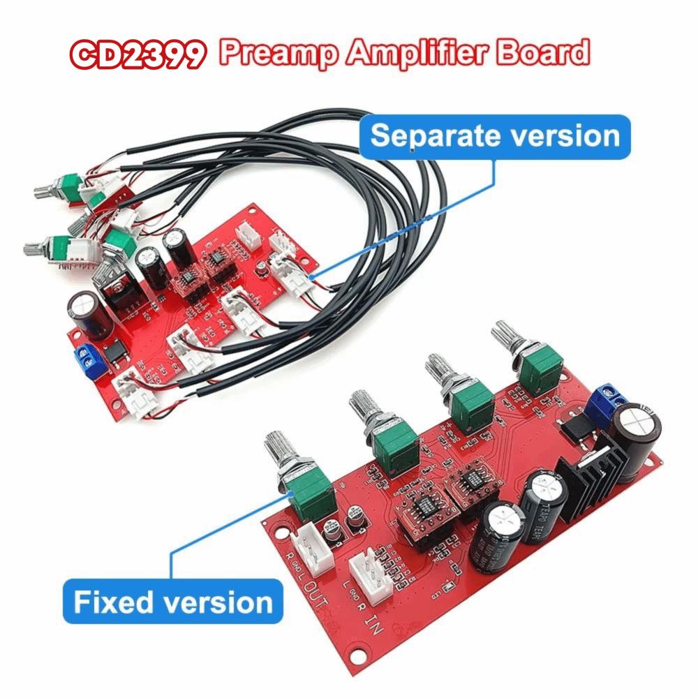 Pre-amplification Effect Reverb Board Fixed/Separate HIFI Audio Amplifier Board  Dynamic Microphone