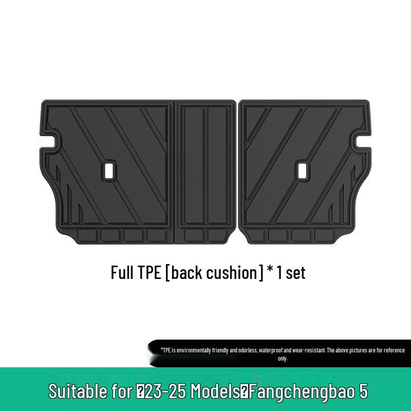 Eco-Friendly TPE Floor, Trunk, and Seat Back Mats for 2023-2025 Fangchengbao 5 Models