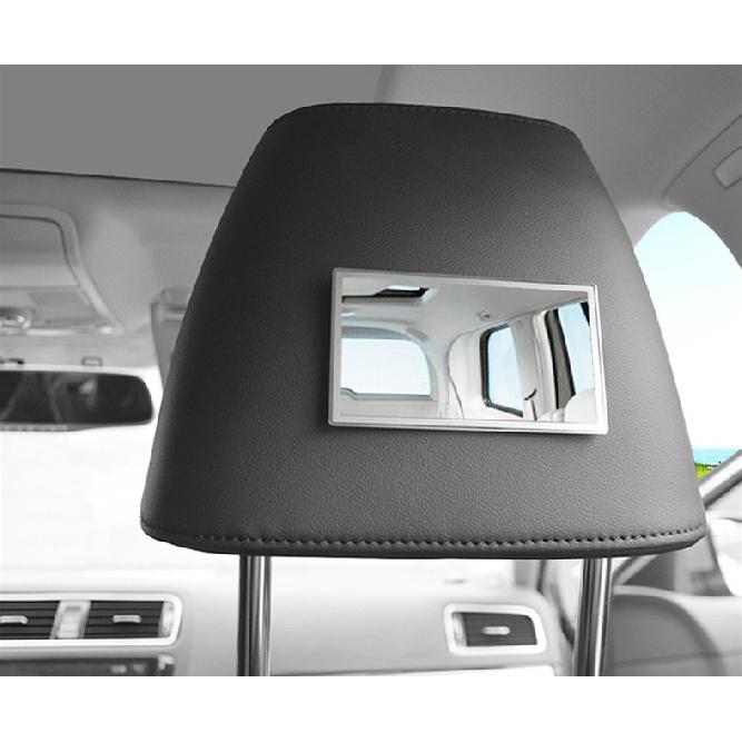 Car Makeup Mirror Portable Adhesive Back Stainless Steel Visor Decorative HD Mirrors Car Interior Mirror Universal Car-styling Interior Mirrors6