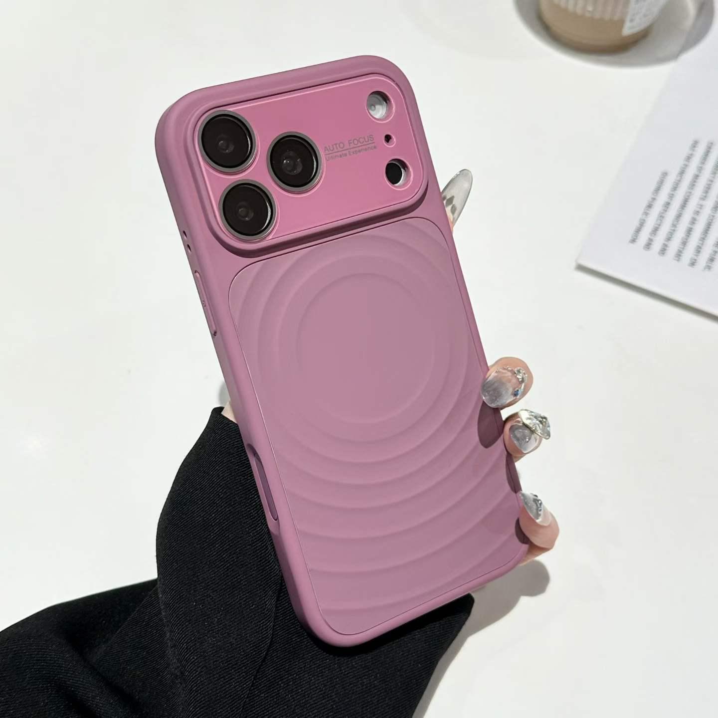 

iPhone 17 Pro Max Anti-Fall Case: Simple Solid Color Design for Men and Women iPhone 16 Pro