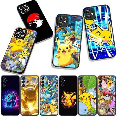 Cover for Apple iPhone 17 16 11 Pro XS Max XR 6 7 8 Plus 16E SE 2020 Air 5 SE2 Phone Case Cute P-Pokemons Cartoon P-Pikachus