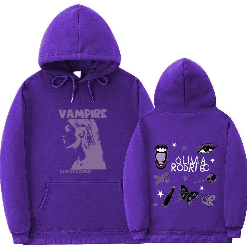 Felpa con cappuccio Guts Olivia Rodrigo, maglione sportivo a coste fondo autunno e inverno da uomo e da donna